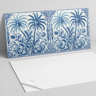 Panou decorativ bucatarie Motiv de plante exotice