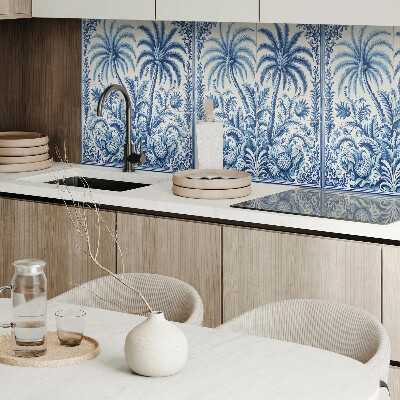 Panou decorativ bucatarie Motiv de plante exotice
