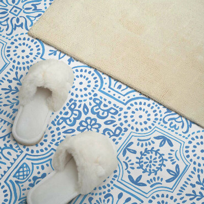 Panou decorativ dreptunghiular Modele ceramice în carouri