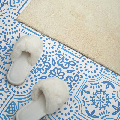 Panou decorativ dreptunghiular Modele ceramice în carouri