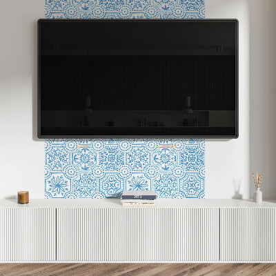 Panou decorativ dreptunghiular Modele ceramice în carouri
