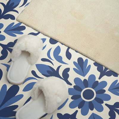 Panou decorativ bucatarie Motiv floral cu frunze verzi