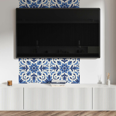 Panou decorativ bucatarie Motiv floral cu frunze verzi