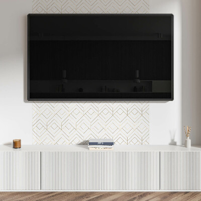 Panou decorativ bucatarie Model cu romburi în stil geometric