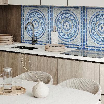 Panou decorativ dreptunghiular Mozaic în culorile cerului