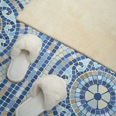 Panou decorativ dreptunghiular Mozaic în culorile cerului