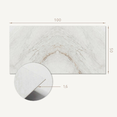 Panou decorativ bucatarie Model elegant de marmură