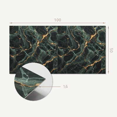 Panou decorativ perete dreptunghiular Motiv de marmură cu vene delicate