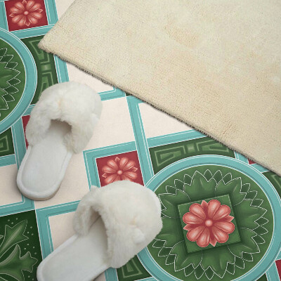 Panou decorativ dreptunghiular Motiv floral într-un aranjament romb