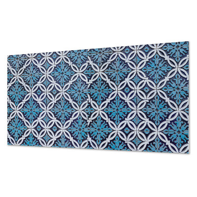 Panou decorativ bucatarie Model de forme cu motiv floral