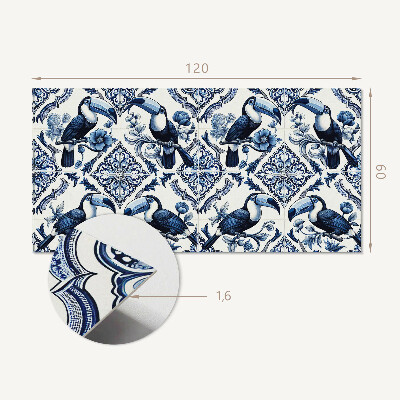 Panou decorativ bucatarie Tucan pe plăci decorative