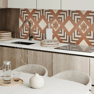 Panou decorativ perete dreptunghiular Inspirări geometrice într-un stil modern