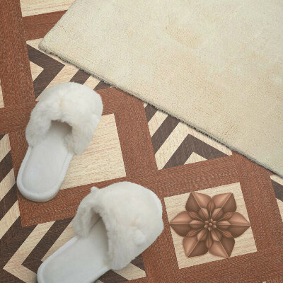 Panou decorativ perete dreptunghiular Inspirări geometrice într-un stil modern