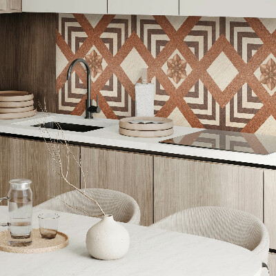 Panou decorativ perete dreptunghiular Inspirări geometrice într-un stil modern