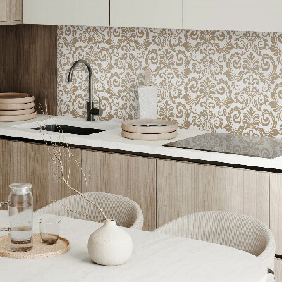 Panou decorativ dreptunghiular Decoratiuni cu plante cu ornamente