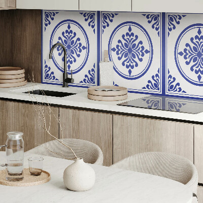 Panou decorativ dreptunghiular Motiv rotund cu accente florale