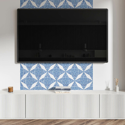 Panou decorativ dreptunghiular Model de grilă în forme geometrice