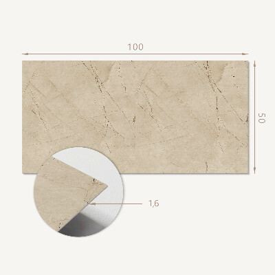 Panou decorativ perete dreptunghiular Model elegant de marmură