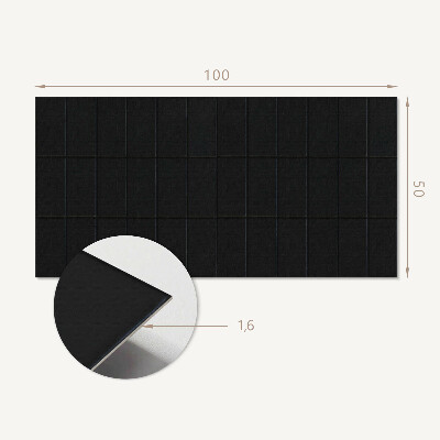 Panou decorativ perete dreptunghiular Motiv dreptunghiular geometric