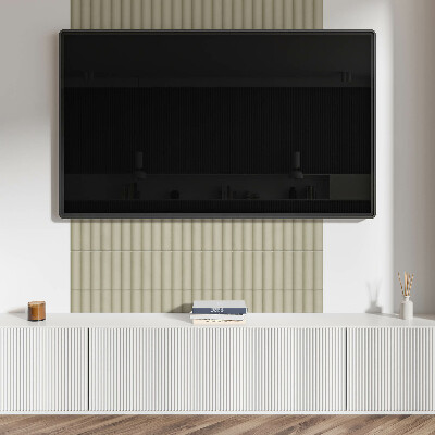 Panou decorativ dreptunghiular Dungi verticale intr-un stil elegant