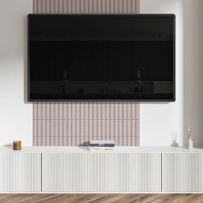 Panou decorativ dreptunghiular Model cu dungi paralele