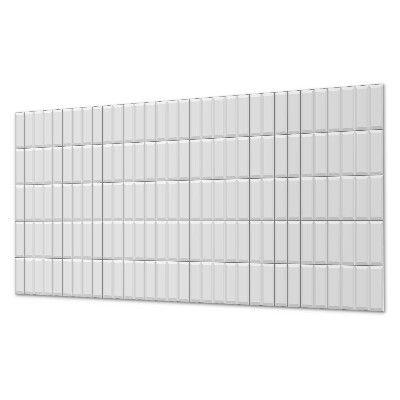 Panou decorativ bucatarie Mozaic dreptunghiular într-un stil minimalist