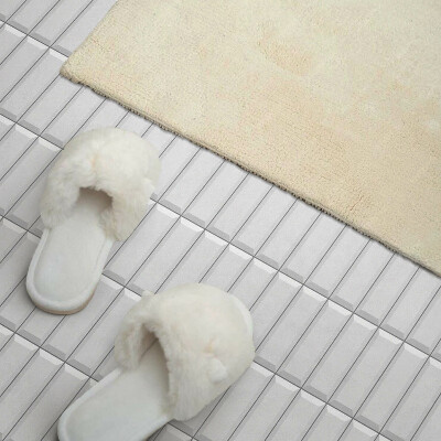 Panou decorativ bucatarie Mozaic dreptunghiular într-un stil minimalist