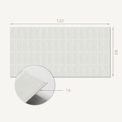 Panou decorativ perete dreptunghiular Geometria sistemelor dreptunghiulare