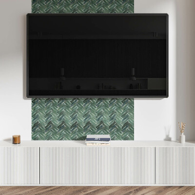 Panou decorativ perete dreptunghiular Model tridimensional în schelet
