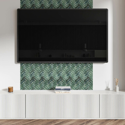 Panou decorativ perete dreptunghiular Model tridimensional în schelet