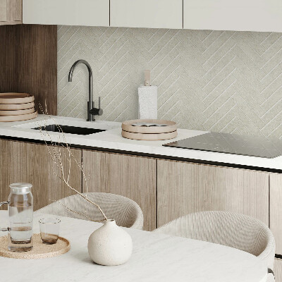 Panou decorativ bucatarie Model cu oase de pe?te