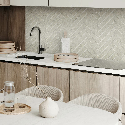 Panou decorativ bucatarie Model cu oase de pe?te
