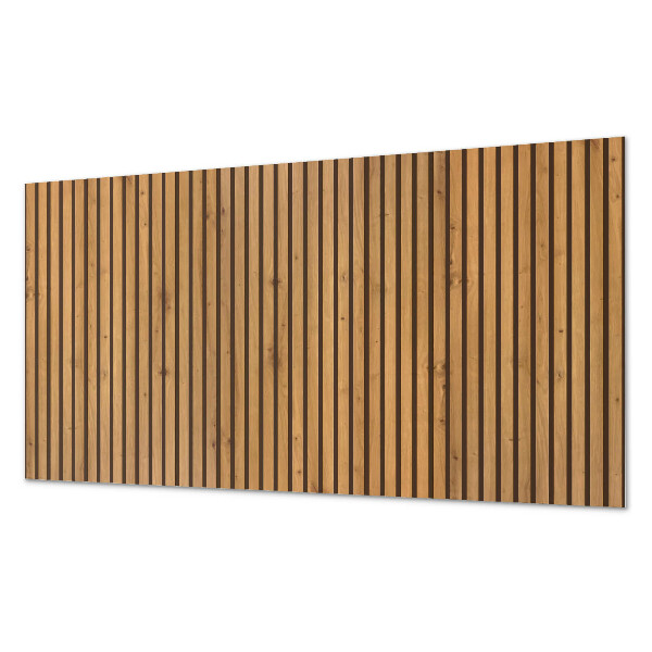 Panou decorativ perete dreptunghiular Scânduri verticale naturale în nuan?ă de lemn