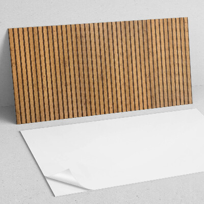 Panou decorativ perete dreptunghiular Scânduri verticale naturale în nuan?ă de lemn