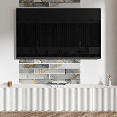 Panou decorativ dreptunghiular Motiv elegant din marmură