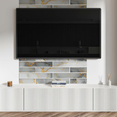 Panou decorativ dreptunghiular Motiv elegant din marmură