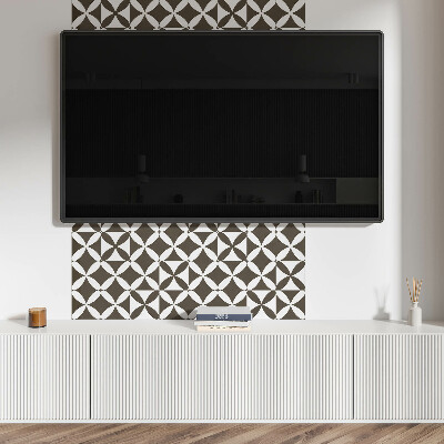 Panou decorativ perete dreptunghiular Motiv geometric într-un stil abstract