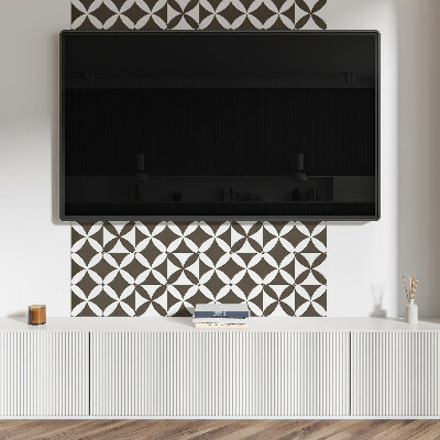 Panou decorativ perete dreptunghiular Motiv geometric într-un stil abstract