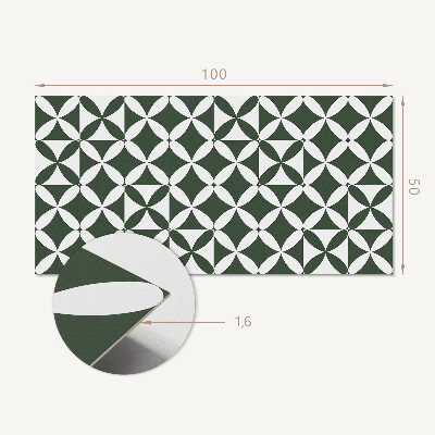 Panou decorativ dreptunghiular Model geometric de tablă de ?ah