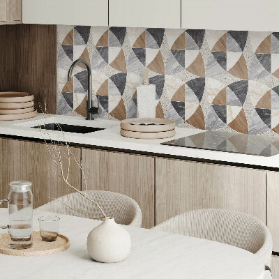 Panou decorativ perete dreptunghiular Model geometric de plăci
