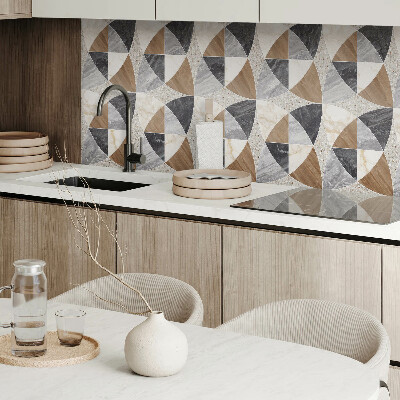 Panou decorativ perete dreptunghiular Model geometric de plăci