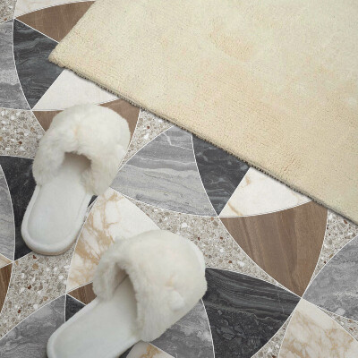 Panou decorativ perete dreptunghiular Model geometric de plăci