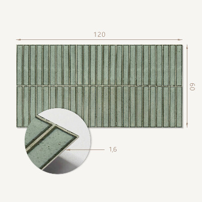 Panou decorativ bucatarie Placi patrate moderne