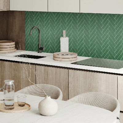 Panou decorativ bucatarie Motiv cu oase de pe?te pe ceramică
