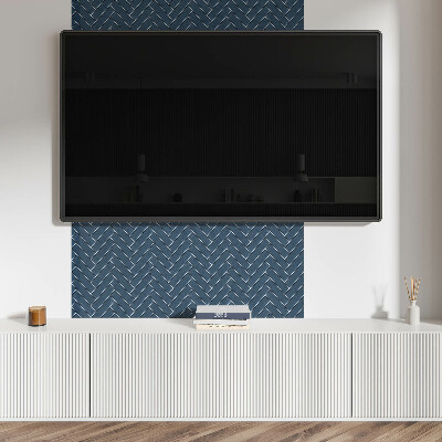 Panou decorativ perete dreptunghiular Model cu oase de pe?te