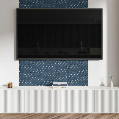 Panou decorativ perete dreptunghiular Model cu oase de pe?te
