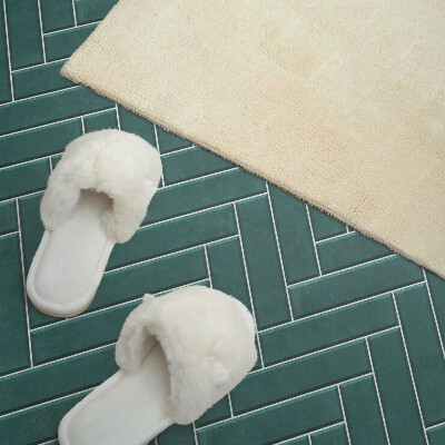 Panou decorativ dreptunghiular Model cu oase de pe?te