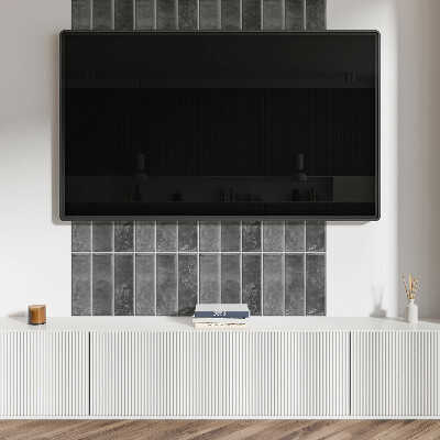 Panou decorativ perete dreptunghiular Model geometric modern