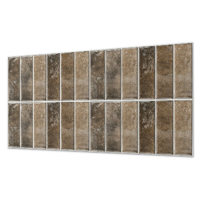 Panou decorativ dreptunghiular Placi cu dungi verticale