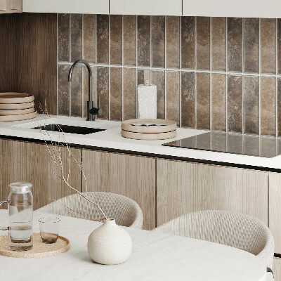 Panou decorativ dreptunghiular Placi cu dungi verticale